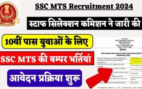 SSC MTS Recruitment 2024, SSC MTS Vacancy 2024, SSC MTS Vacancy 2024 Apply Kaise Kare, SSC MTS Full Syllabus In Hindi