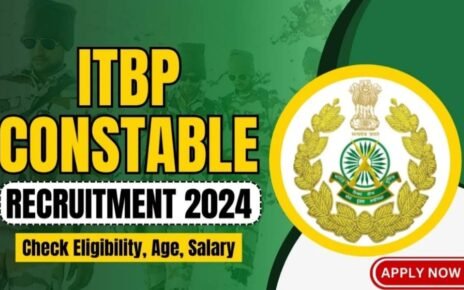 ITBP Safai Karamchari Recruitment 2024, ITBP Tradesman Recruitment 2024, ITBP Constable Safai Karamchari Bhari 2024